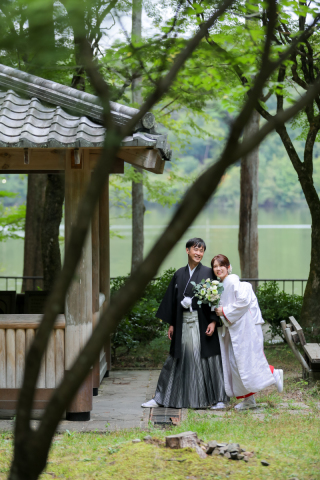 森林浴をしながら