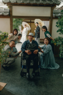 みなさん大集合♪【屋内庭園・八坂】でほっこり家族写真♪