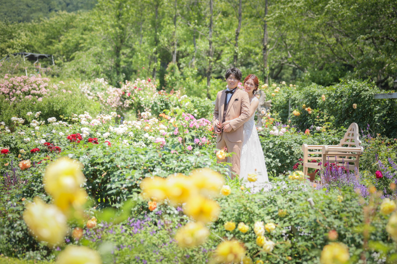 English Gardenで豪華なウエディングフォトを残しませんか?