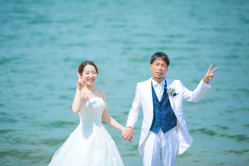 広がる青空と青い海!?