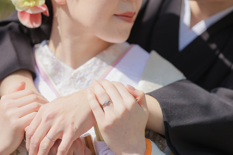 ポージングが素敵！京都で和装ウェディング♡