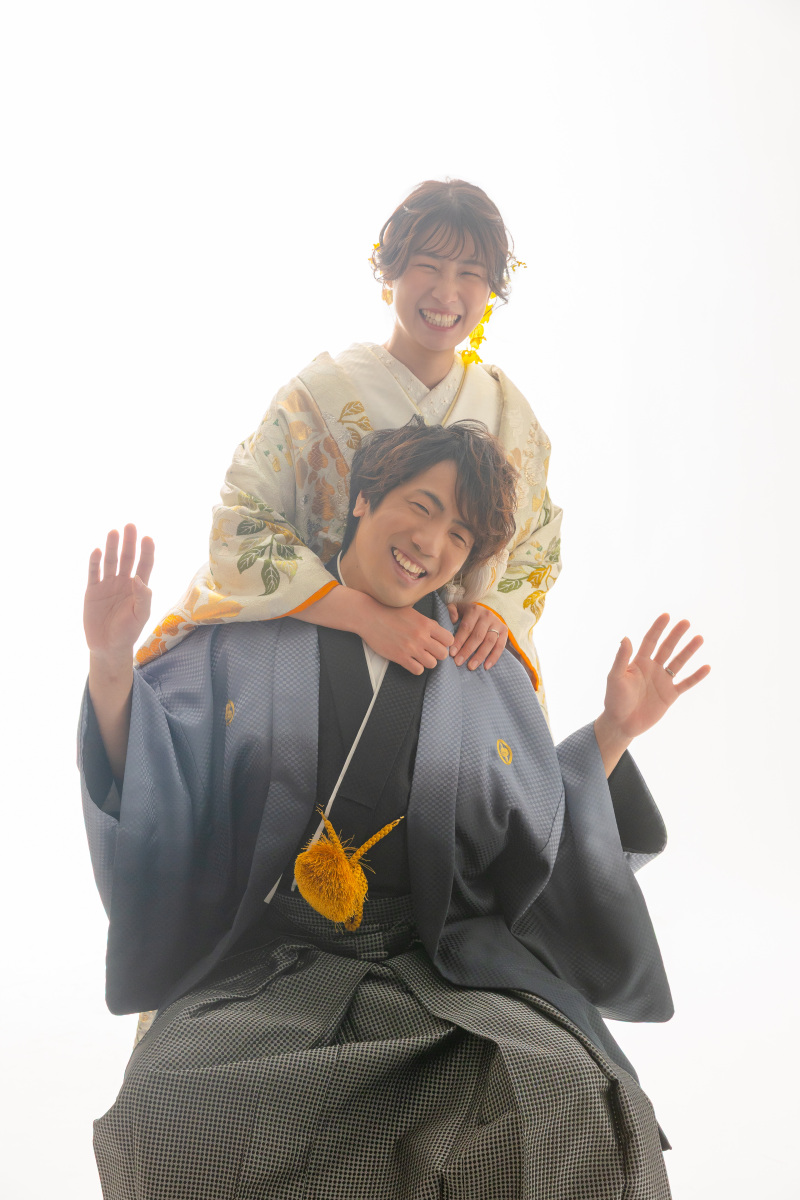 かわいらしいゲストも一緒に