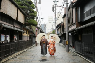 風情ある街並み祇園ロケーション