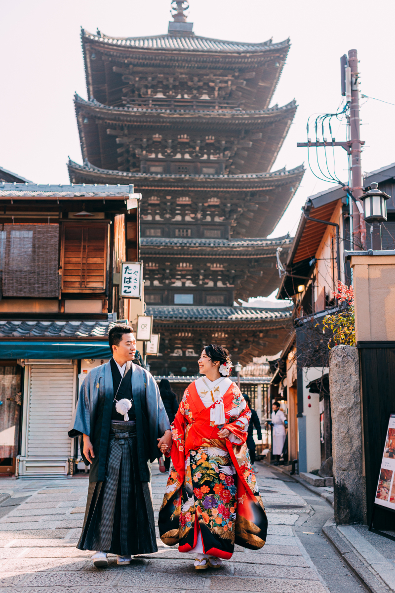 着物で楽しむ泉涌寺と八坂