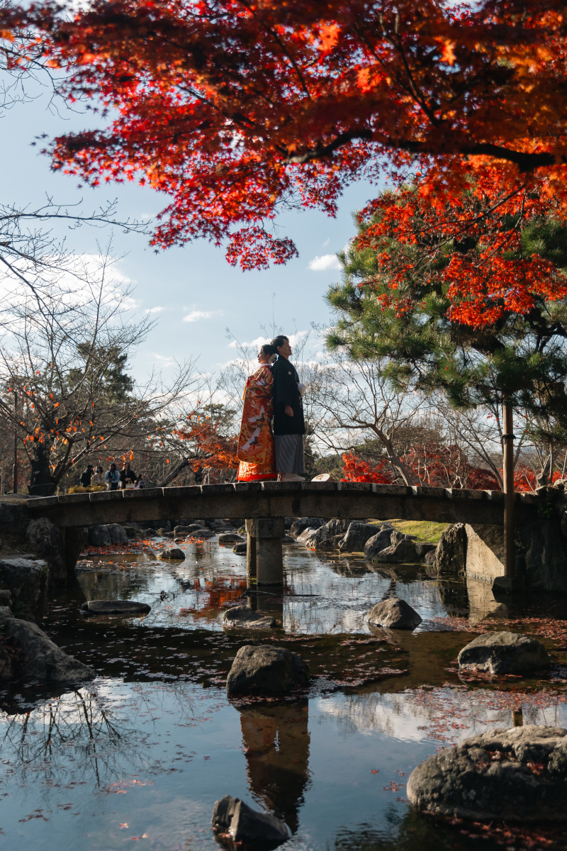 円山公園で秋を満喫