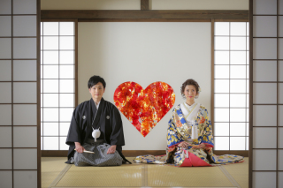 大人気の屋内庭園 プランの【猪目窓】に紅葉バージョンできました!!