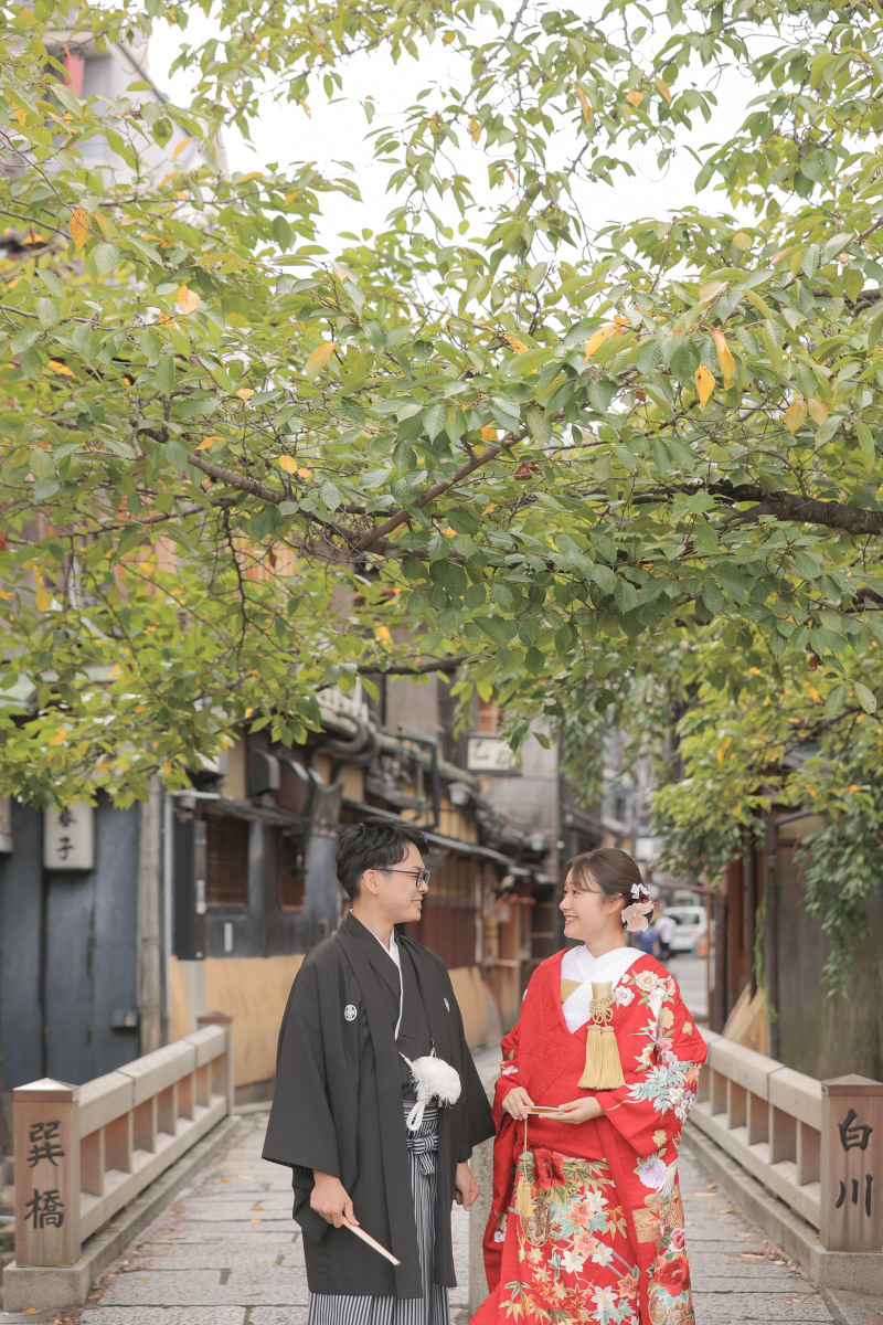 自然も京都の街並みも!祇園ロケーション