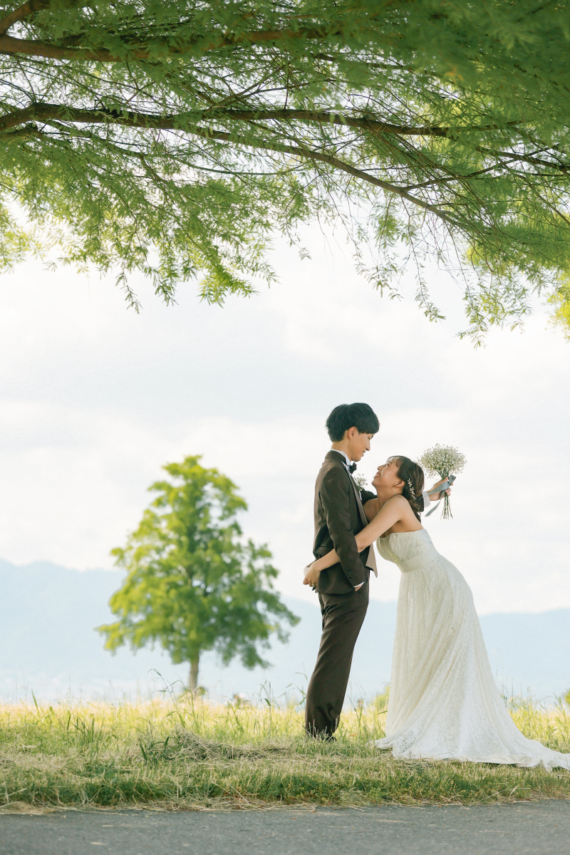 本当に琵琶湖!?初夏を感じるロケーションでwedding photo♪