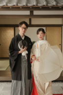 大正レトロが好きなお二人と一緒に撮影!