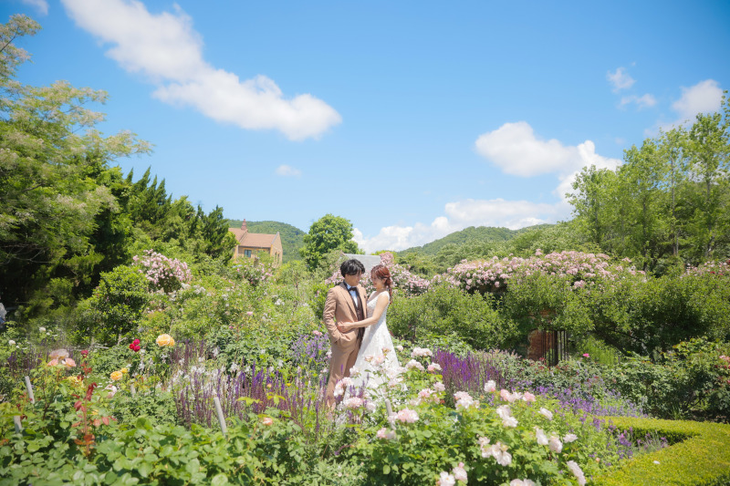 English Gardenで豪華なウエディングフォトを残しませんか?