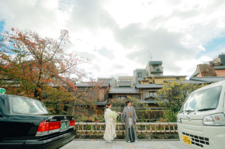 秋の「祇園」を和装ロケーション＾＾