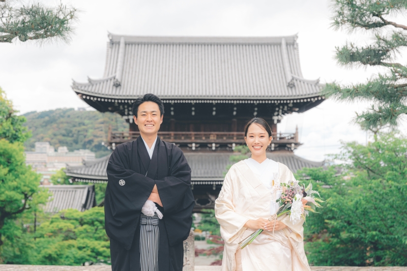 モノクロとカラーの世界を写真で自由自在に♪【金戒光明寺】