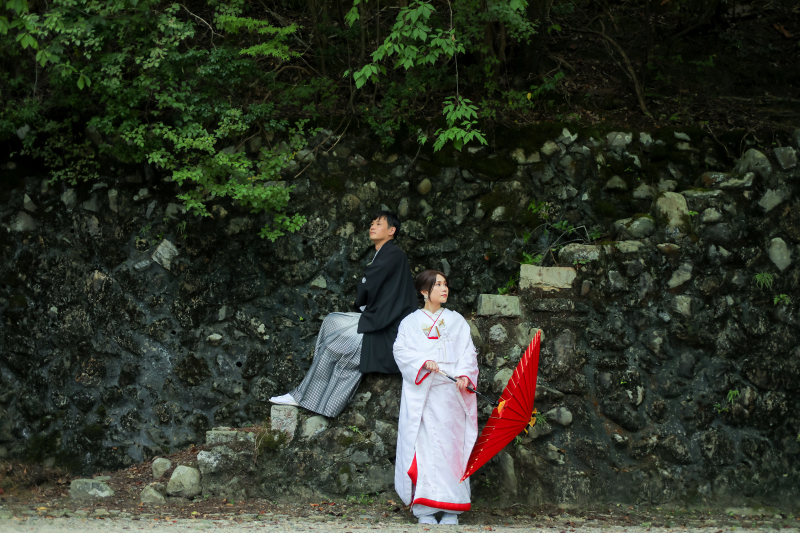 森林浴をしながら