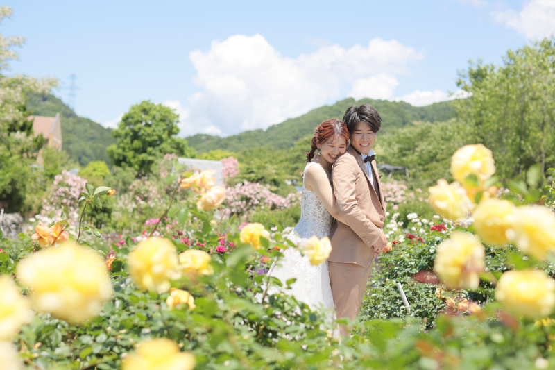 English Gardenで豪華なウエディングフォトを残しませんか?