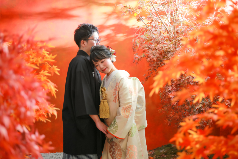 いつでも快適なスタジオの中でのフォトウェディングや前撮りを。