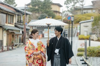 白無垢×色打掛スタイル