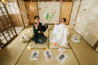 目線を捉えて!スタジオ撮影♪