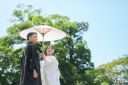 家族を訪ねる快晴の日