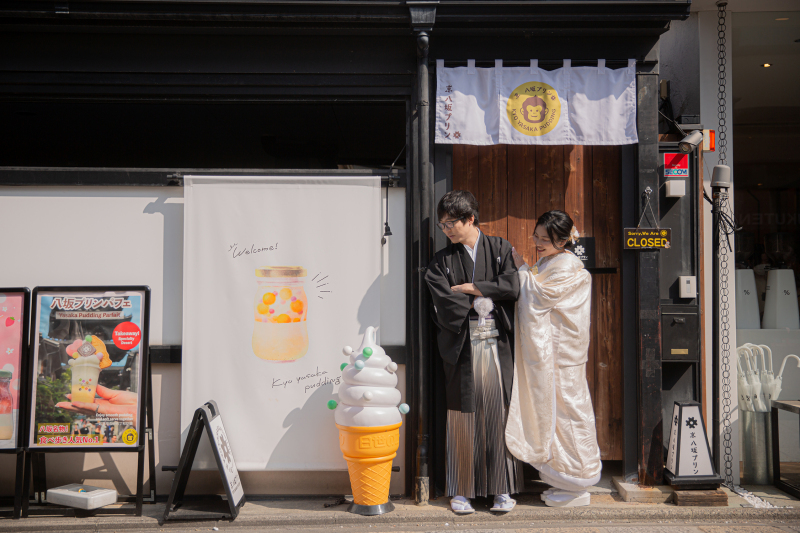 和装で楽しむ京の街