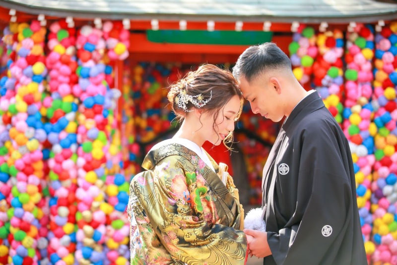 八坂ロケーション♪素敵なおふたりの前撮り撮影♪