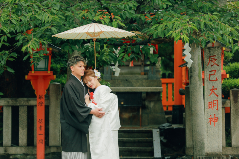 雨と紫陽花と素敵なおふたりと・・・【祇園】