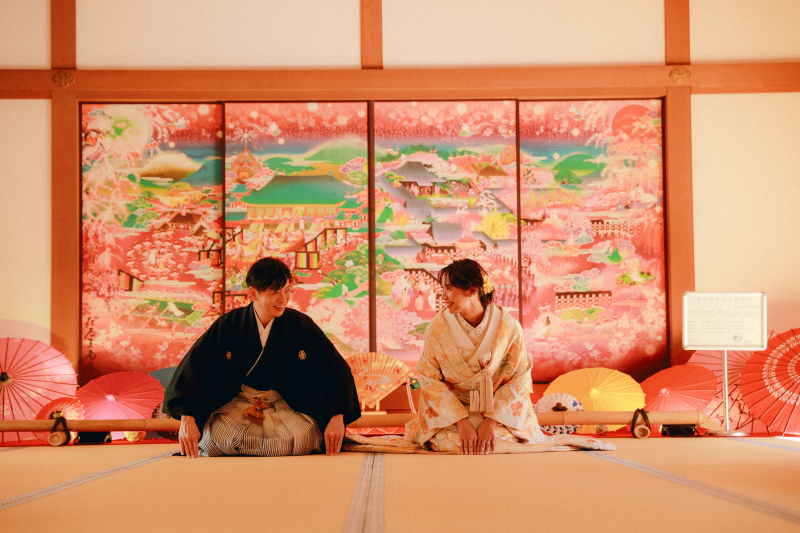 1日で2箇所!まるで観光のウエディングフォト