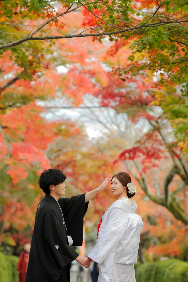 紅葉の西教寺ロケーション!