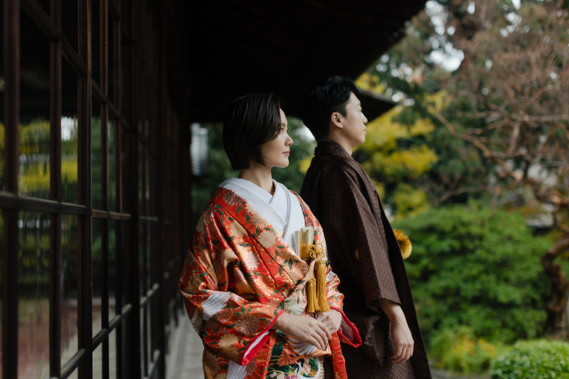 歴史が彩る立本寺でのウェディングフォト