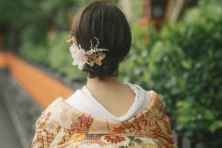 ショートカットでも大丈夫！和装ヘアのご紹介