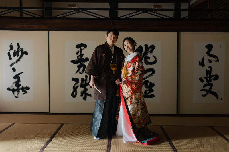 歴史が彩る立本寺でのウェディングフォト