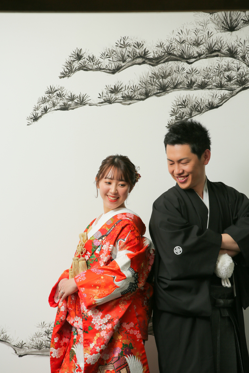 かわいいもかっこいいも!和装で屋内撮影