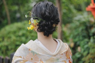 和装ヘアアレンジ♡
