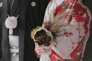 新作着物＆ブーケ