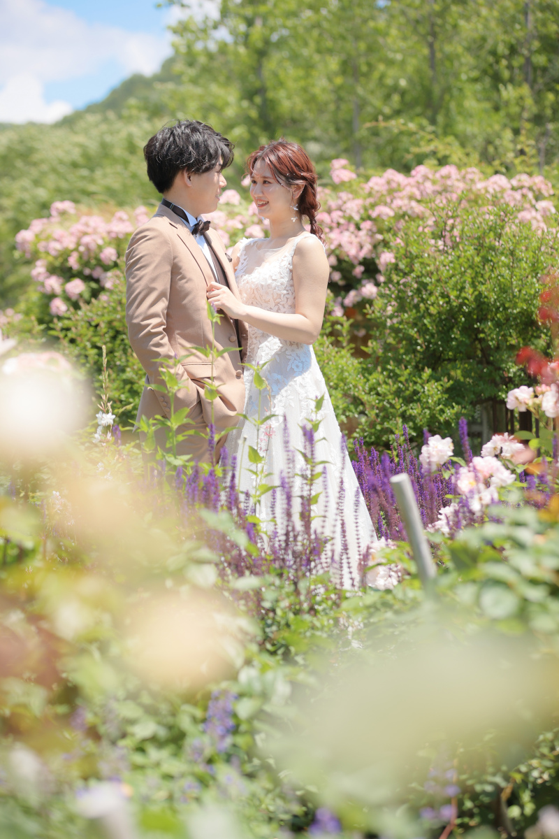 English Gardenで豪華なウエディングフォトを残しませんか?