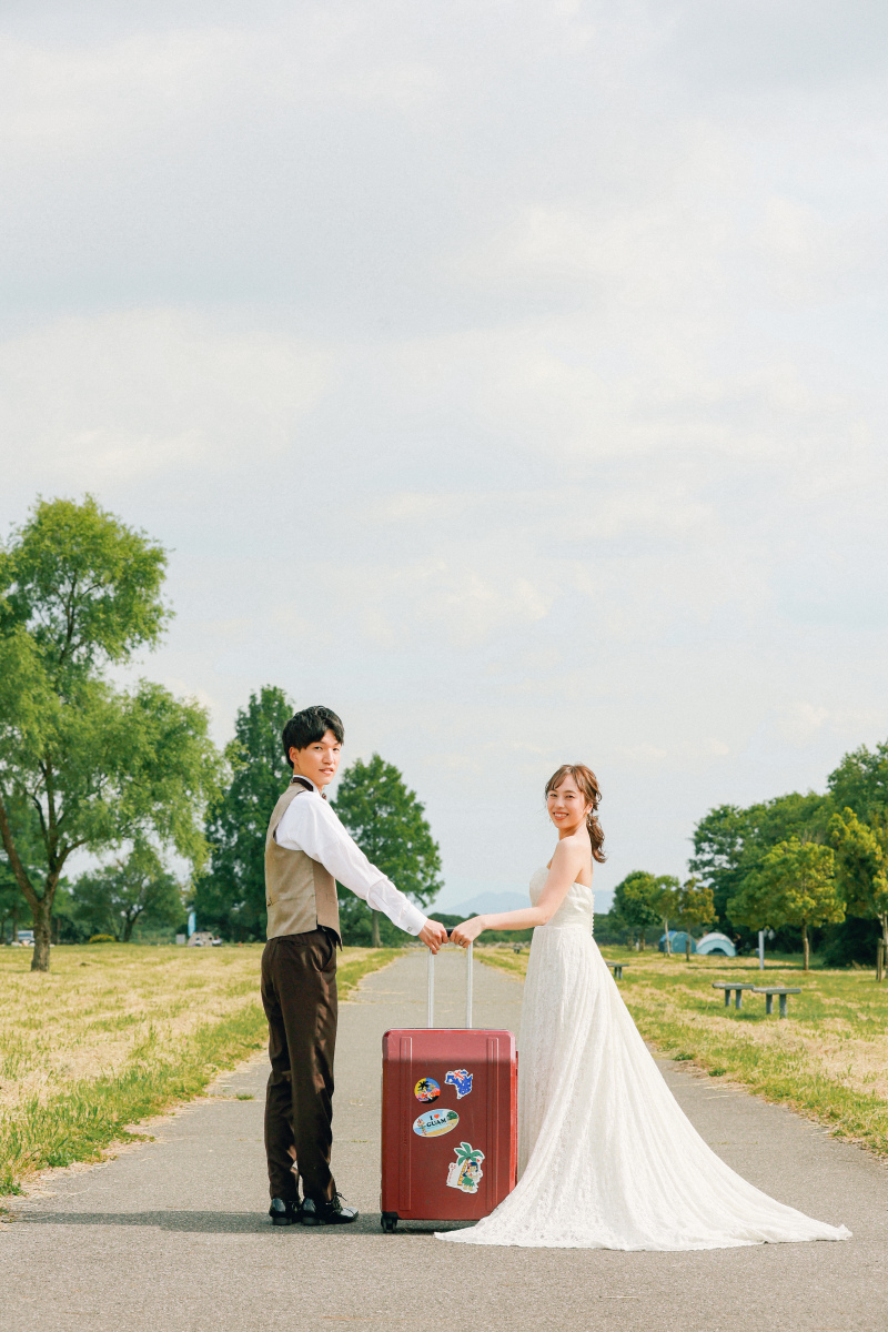 本当に琵琶湖!?初夏を感じるロケーションでwedding photo♪