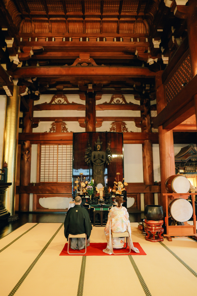 真っ赤な「金戒光明寺」で前撮り＾＾