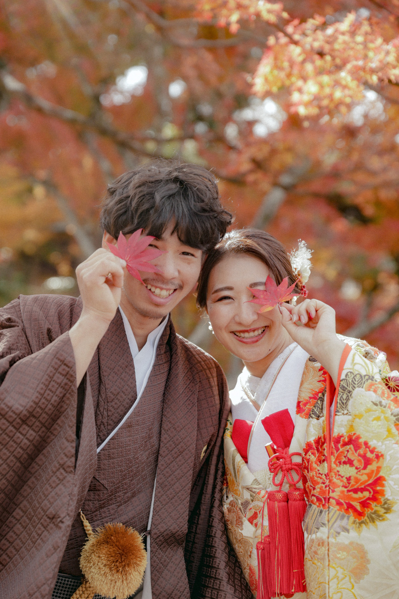 紅葉撮影を円山公園で