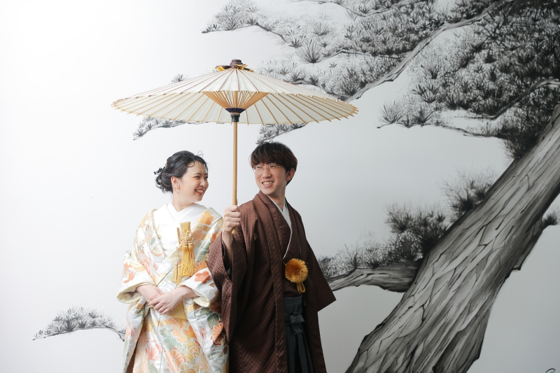 屋内庭園+鴨川ロケーションで和装も洋装も♪