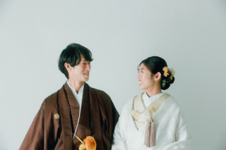 スタジオを生かした和装撮影