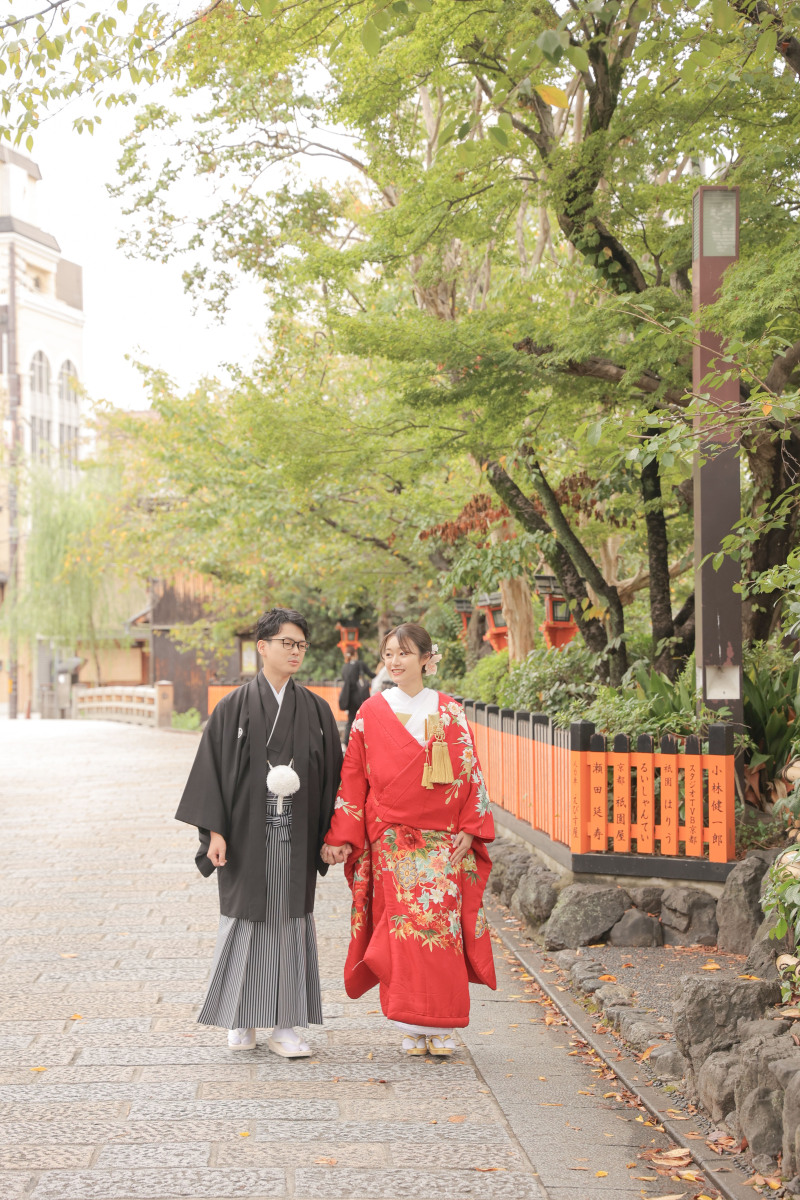 自然も京都の街並みも!祇園ロケーション