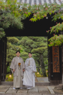 圓光寺で紡ぐ、白無垢と紋付の美しき瞬間