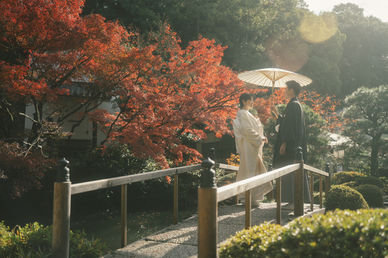 白無垢と綿帽子