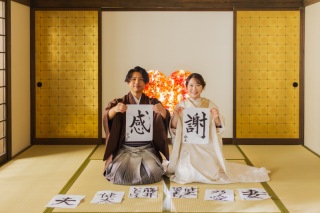 小物を使ってお二人だけのお写真を♪