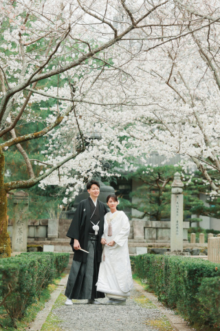 春を感じて♪【嵯峨大覚寺ロケーション】