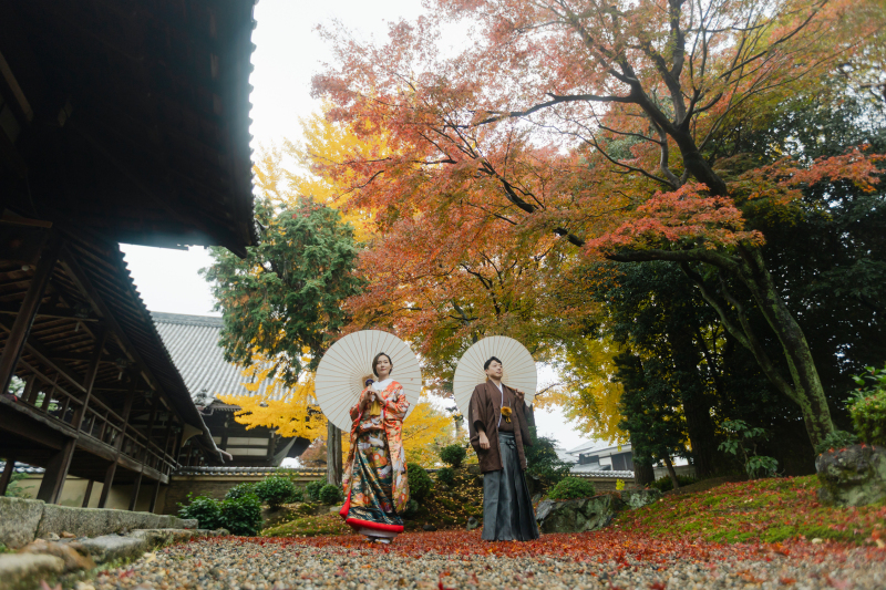 歴史が彩る立本寺でのウェディングフォト