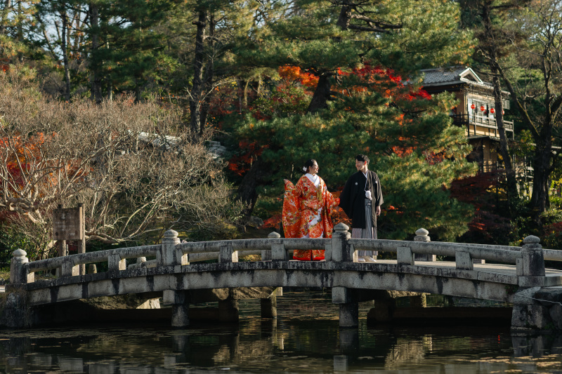 円山公園で秋を満喫