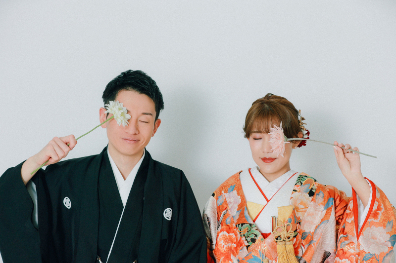 インパクト大!元気にスタジオ撮影