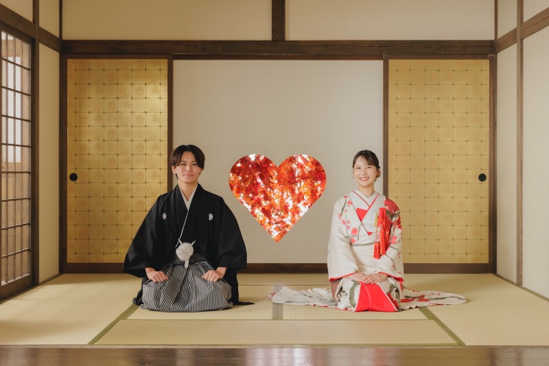スタジオで和装と洋装撮影！