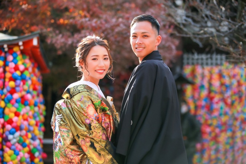 八坂ロケーション♪素敵なおふたりの前撮り撮影♪