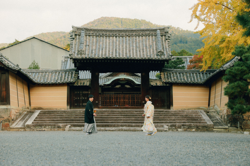 1日で2箇所!まるで観光のウエディングフォト